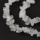 Granos de cristal de cuarzo natural hebras G-G0003-B20-5