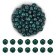 Brins de perles d'agate onyx vert naturel arricraft G-AR0002-37-1