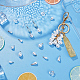 Pandahall elite 64pcs 8 style abs plastique imitation perle pendentifs FIND-PH0010-94-5