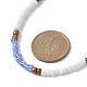 Collana di perline di semi di vetro per donna NJEW-JN04393-5