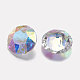 Faceted Glass Rhinestone Charms RGLA-F051-8mm-001AB-2