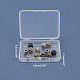 Rack Plating Brass Cubic Zirconia Beads ZIRC-FH0001-01-7