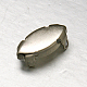 Horse Eye Brass Sew on Prong Settings KK-F369-01-5x10mm-2
