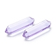 Perles pointues à double terminaison en verre pour la fabrication de pendentifs enroulés de fil G-K007-B08-2