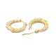 Ion Plating(IP) 304 Stainless Steel Bamboo Chunky Hoop Earrings for Women EJEW-I267-07G-2