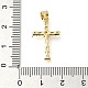 Подвески из латуни с прозрачным фианитом KK-M101-05G-04-3