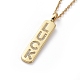 304 Stainless Steel Chain Necklaces NJEW-G335-40G-2