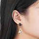 Boucles d'oreilles pendantes en acier titane Shegrace JE877A-5