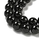 Naturali nera perle di tormalina fili G-G763-01-10mm-AB-6