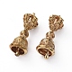 Brass Buddhist Beads KK-G375-02C-1