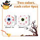 Gomakerer 8 pz 2 colori feltro di lana craft bulbi oculari iniettati di sangue FIND-BC0004-34-2