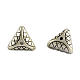 Dreieck tibetischen Stil Legierung Perlen Abstandshalter TIBEB-2519-AS-LF-1