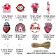DIY Valentine's Day Pendant Decoration/Earring Making Kit DIY-FS0005-42-4