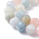 Chapelets de perles en morganite naturelle G-S345-10mm-012-5