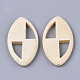 Cuentas de madera de haya natural sin teñir X-WOOD-N003-008-2