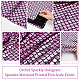 FINGERINSPIRE Mermaid Scales Fabric 39x59 inch Orchid Purple Hologram 2 Way Stretch Fish Scale Fabric Sparkly Spandex Mermaid Printed Fish Scale Stretch Fabric for Clothes Sewing AJEW-WH0001-44-3