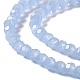 Fili di perle di vetro sfaccettate (32 sfaccettatura). X-GLAA-E037-03B-04-3