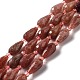 Natural Strawberry Quartz Beads Strands G-B028-A01-1