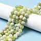 Chapelets de perles en jade naturelle nouvelle G-K340-A01-01-2