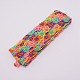 Heart Embroidered Polyester Ribbon OCOR-WH0060-04-1