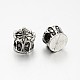 Antique Silver Plated Alloy Rhinestone European Beads CPDL-J030-29AS-1