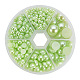 1caja de plástico abs imitación perla cúpula cabujones SACR-PH0001-18-1