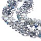 Chapelets de perles en verre électroplaqué EGLA-L031-HR02-3