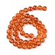 Chapelets de perles en cornaline naturelle G-G0003-C06-4