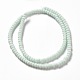 Handgefertigte Perlen aus gefrostetem Porzellan PORC-E017-01A-2