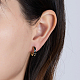 Boucles d'oreilles en argent sterling doré avec micro pavé de zircone cubique YT1538-9-2