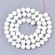 Vaporisez peints non-magnétiques synthétiques perles d'hématite brins G-T116-03B-3