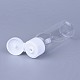 30ml透明ペットプラスチック詰め替え用フリップキャップボトル  PPプラスチックねじ蓋付き  丸い肩  透明  8.5cm  容量：30ml（1.01液量オンス） MRMJ-WH0038-01A-2
