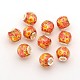 Faceted Large Hole Rondelle Resin European Beads RPDL-L003-114-2
