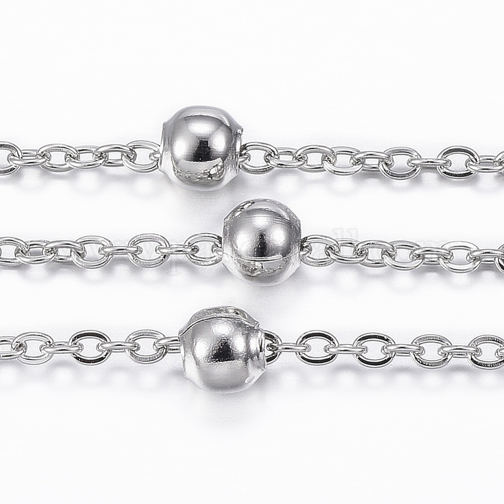 Wholesale Tarnish Resistant 304 Stainless Steel Cable Chains