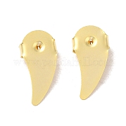 Фурнитура для сережек-гвоздиков из латуни FIND-Z039-01B-G