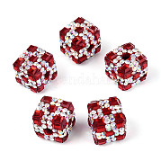 Ручной полимерной глины шариков Rhinestone CLAY-T022-03D