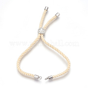 Изготовление браслетов из хлопка KK-F758-03K-P