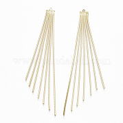 Латунные подвески с кисточками KK-S348-241