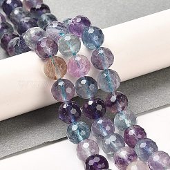 Perline fluorite naturale fili&nbsp;G-K345-A02-02A