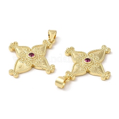 Ottone micro spianare pendenti zirconi&nbsp;KK-M246-43G