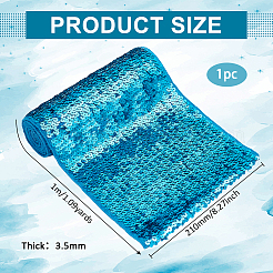 Tessuto con paillettes reversibili in poliestere e animali domestici&nbsp;DIY-WH0453-78B