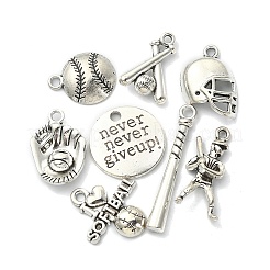 16 pièces 8 ensembles de pendentifs en alliage de style tibétain&nbsp;TIBEP-YW0001-41