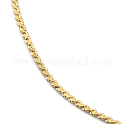 Ionenplattierung (IP) 304 Edelstahl Serpentinenkettenarmbänder&nbsp;BJEW-D020-01G