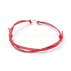 Verstellbare Armbänder aus gewachster Baumwolle&nbsp;BJEW-JB05064-03
