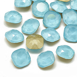 DIY spitzen zurück k9 Glas Strass Cabochons&nbsp;RGLA-T045-8x8mm-202MK
