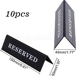 Cartel de tienda de mesa reservada de acrílico&nbsp;LS-AJEW-WH0251-39