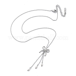 Collier pendentif en acier inoxydable 304&nbsp;NJEW-K255-21P