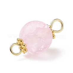 Colgantes de conector de cuarzo crepitante sintético&nbsp;PALLOY-JF01779