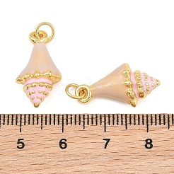 Pendentifs d'émail en laiton &nbsp;KK-CBA3297-04A-G01