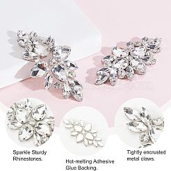 4 cabochon in vetro (adesivo hot melt sul retro)&nbsp;GGLA-FG0001-01